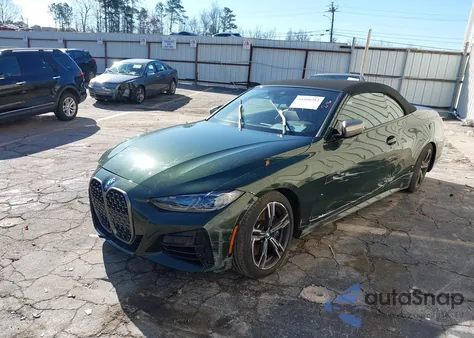 2022 BMW M440I xDrive z USA, uszkodzony, nr VIN WBA63AT08NCK19343